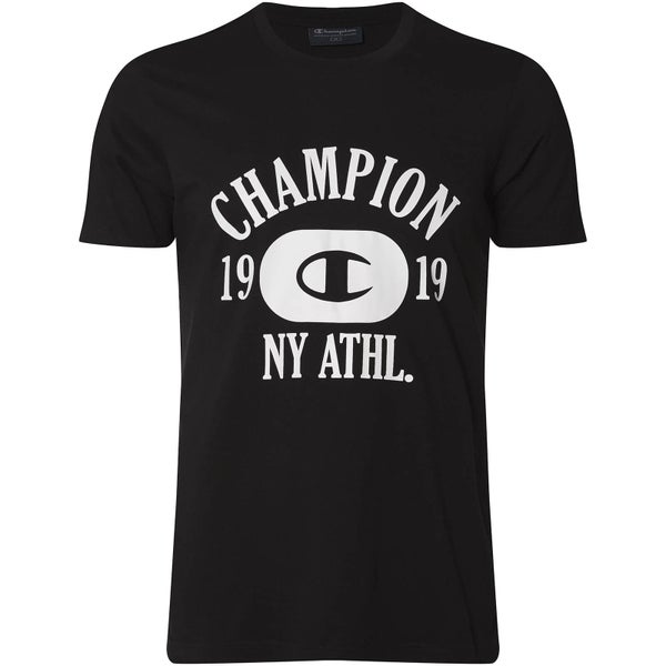 T-Shirt Homme NY Athletic Champion - Noir