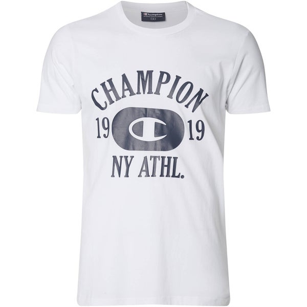 Champion Men's NY Athletic T-Shirt - White