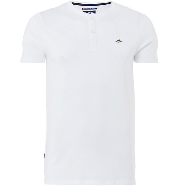 Le Shark Men's Glengall Button T-Shirt - Optic White