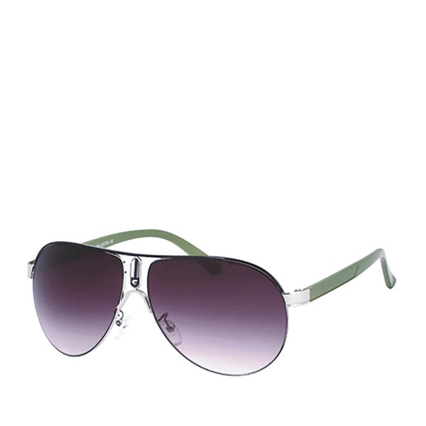 Men's Aviator Sunglasses - Green/Black