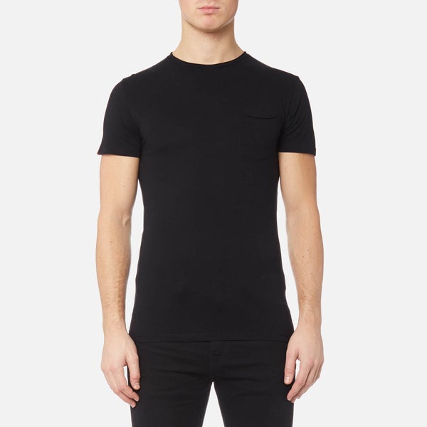 Superdry Men's Lite Loomed Pocket Short Sleeve T-Shirt - Black