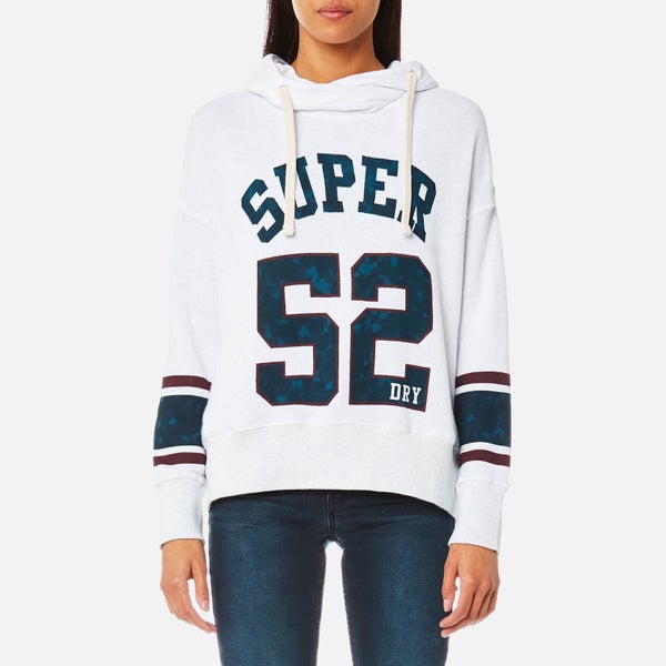 Superdry Women's Varsity Slouch Hooded Sweatshirt - Ice Marl