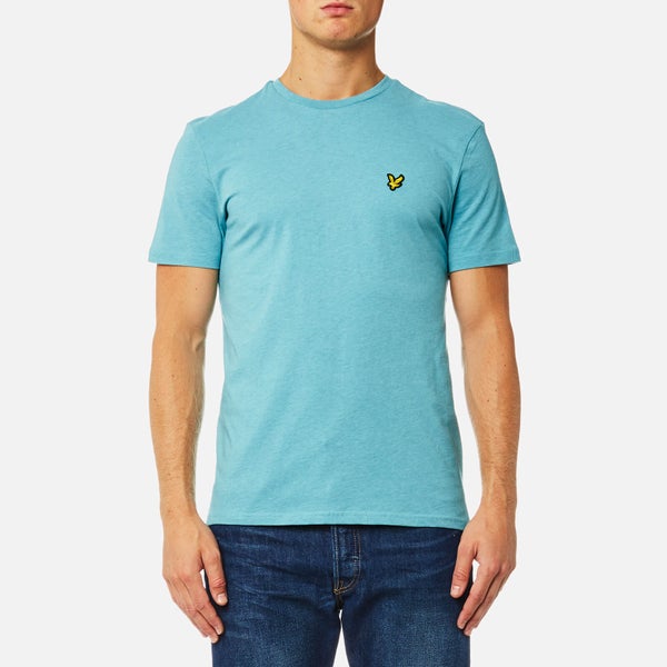 Lyle & Scott Men's Crew Neck T-Shirt - Aqua Green Marl