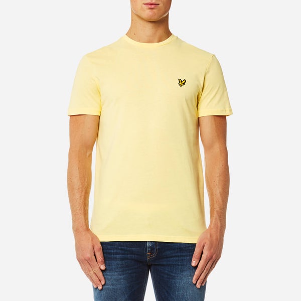 Lyle & Scott Men's Crew Neck T-Shirt - Pale Yellow