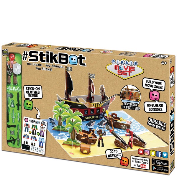 StikBot Pirate Movie Set