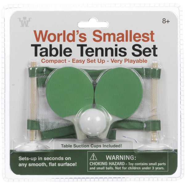World's Smallest Table Tennis