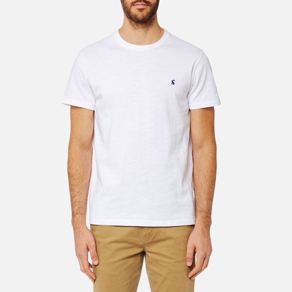 Joules Men's Short Sleeve Crew Neck T-Shirt - White