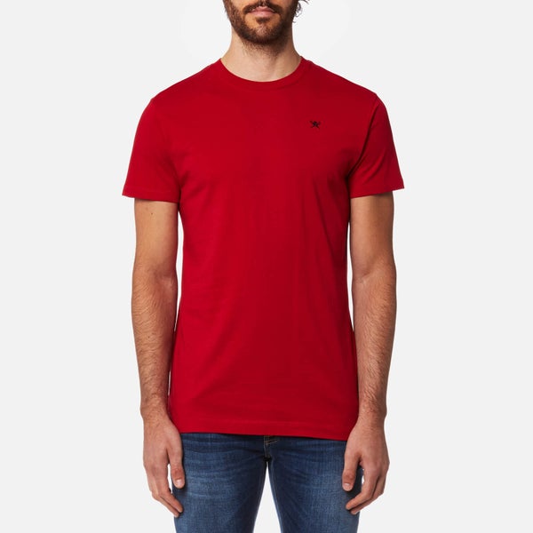 Hackett Men's Short Sleeve Logo T-Shirt - Red