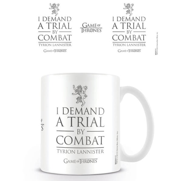 Game of Thrones Coffee Mug (Trial By Combat)