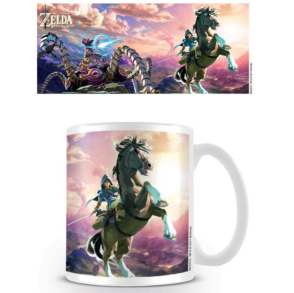 The Legend of Zelda: Breath of the Wild Coffee Mug (Guardian Chase)