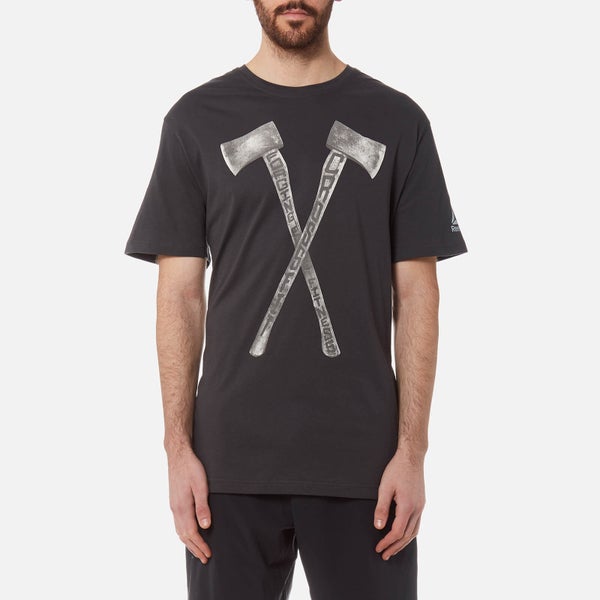 Reebok Men's CrossFit Axe Short Sleeve T-Shirt - Coal