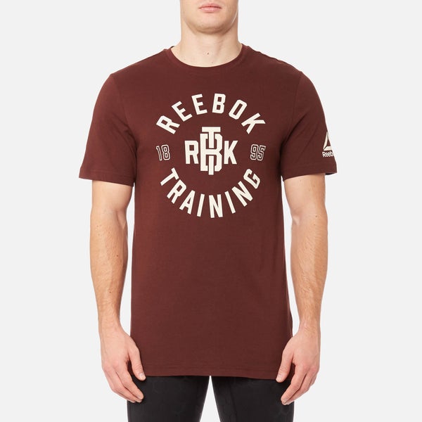Reebok Men's Reebok Training Short Sleeve T-Shirt - Burnt Sienna