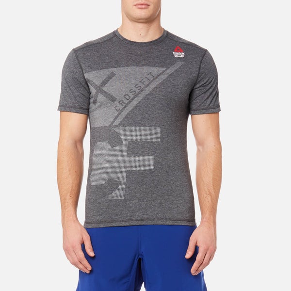 Reebok Men's CrossFit Burnout Short Sleeved T-Shirt - Black