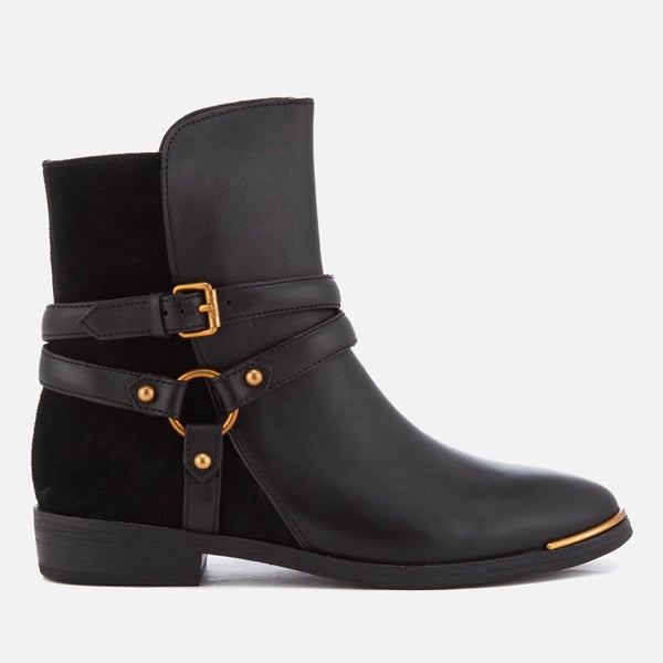 UGG Women's Kelby Leather Ankle Boots - Black