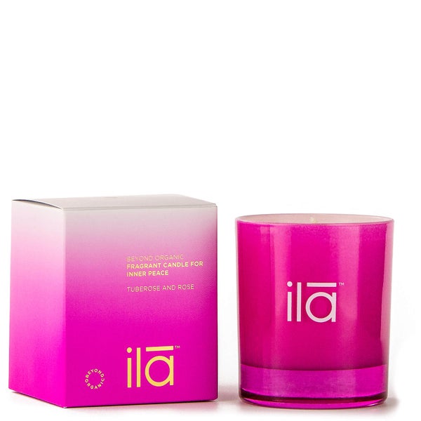 ila-spa Candle for Inner Peace – Tuberose and Rose