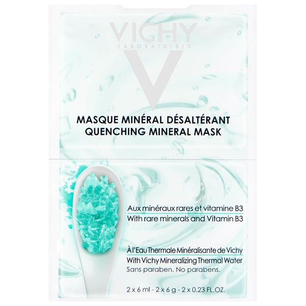 Vichy set di due maschere minerali dissetanti 2 x 6 ml
