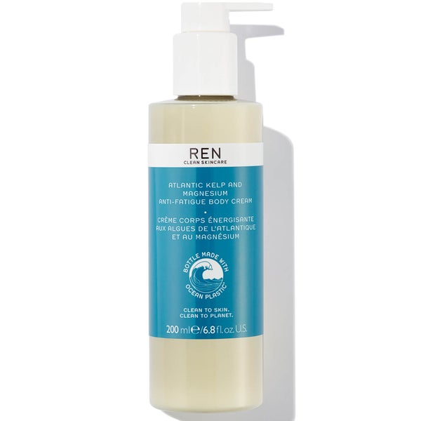 REN Skincare Atlantic Kelp and Magnesium Anti-Fatigue Body Cream 200 ml