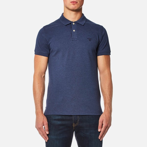GANT Men's Contrast Collar Polo Shirt - Navy