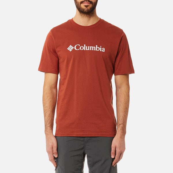 Columbia Men's CSC Basic Logo Short Sleeve T-Shirt - Rusty/Sea Salt
