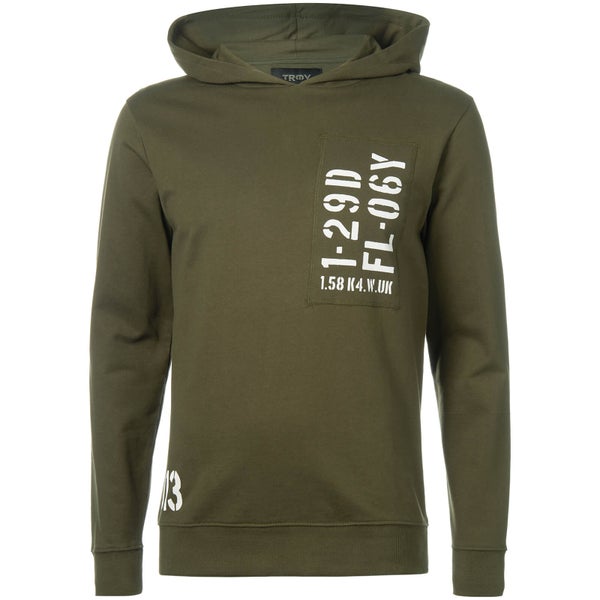 Troy Men's Cord Hoody - Forest Night