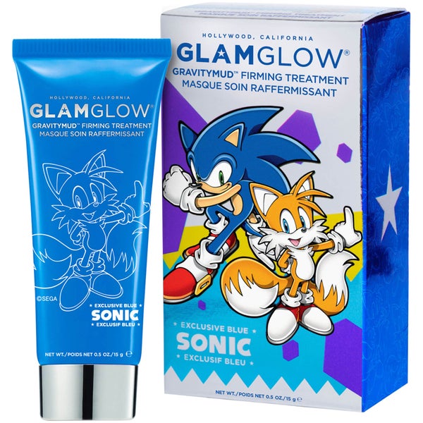 Masque Soin Raffermissant Sonic Blue Gravitymud GLAMGLOW 15 g - Collection Tails