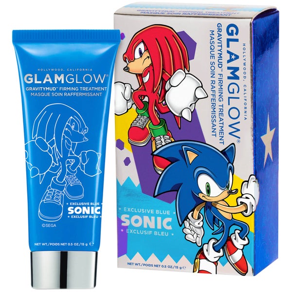 Masque Soin Raffermissant Sonic Blue Gravitymud GLAMGLOW 15 g - Collection Knuckles