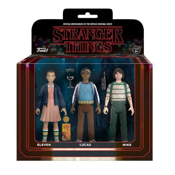 Lot de 3 Figurines Stranger Things Eleven, Lucas et Mike -Funko
