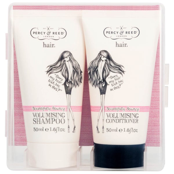 Percy & Reed à emporter ! Duo Shampooing et Après-shampooing Volume Bountifully Bouncy 2 x 50 ml