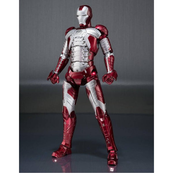 Figurine Iron Man 2 S.H. Figuarts Iron Man Mark V & Hall of Armor Set 15 cm