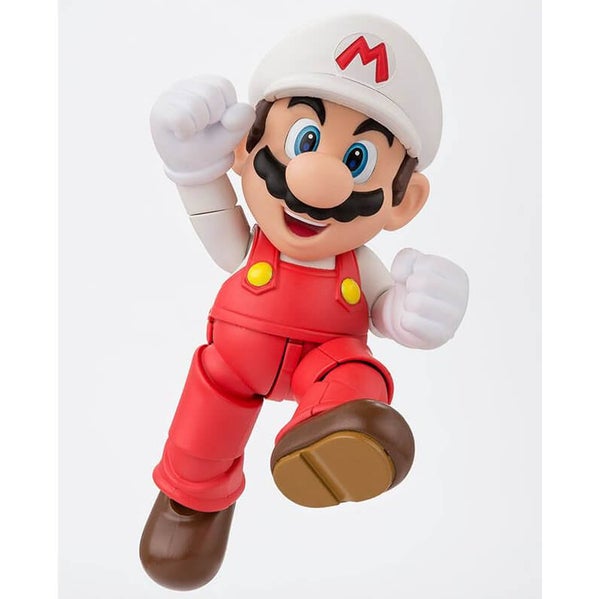 Super Mario Bros. S.H. Figuarts Fire Mario Tamashii Web Exclusive 10cm Action Figure