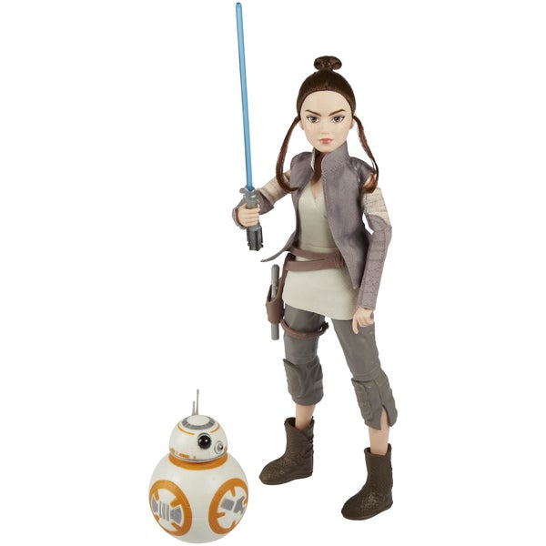 Hasbro Star Wars Forces of Destiny Rey of Jakku and BB8 Action Figures