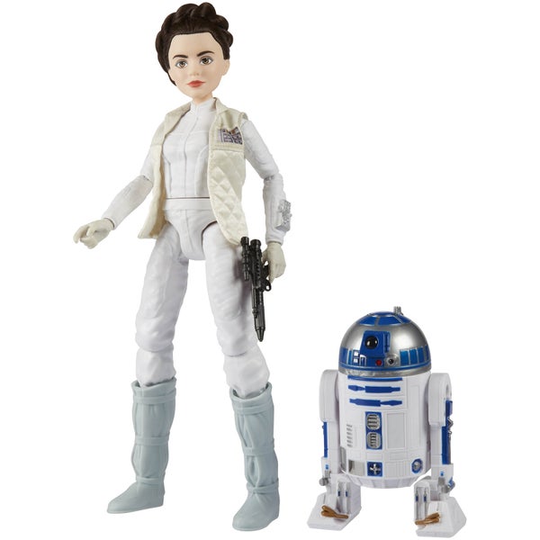 Figurine Princesse Leia et R2-D2 Star Wars : Forces du destin - Hasbro