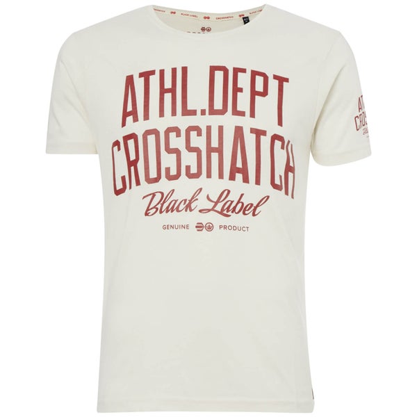 T-Shirt Homme Truman Crosshatch - Gris Beige