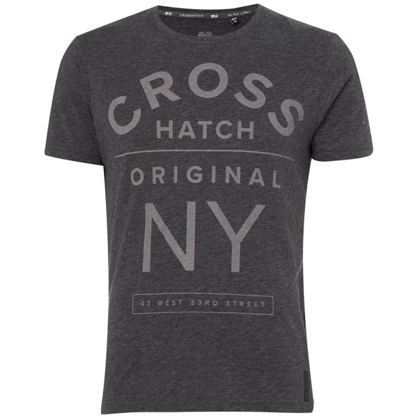 Crosshatch Men's Laramie T-Shirt - Charcoal Marl
