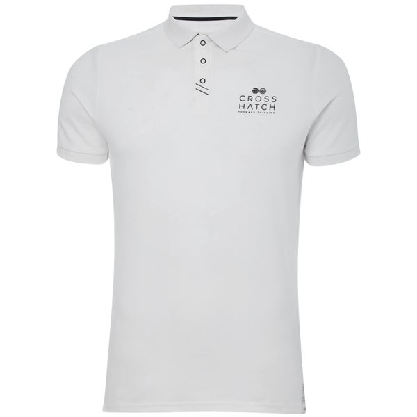 Crosshatch Men's Princeton Polo Shirt - White