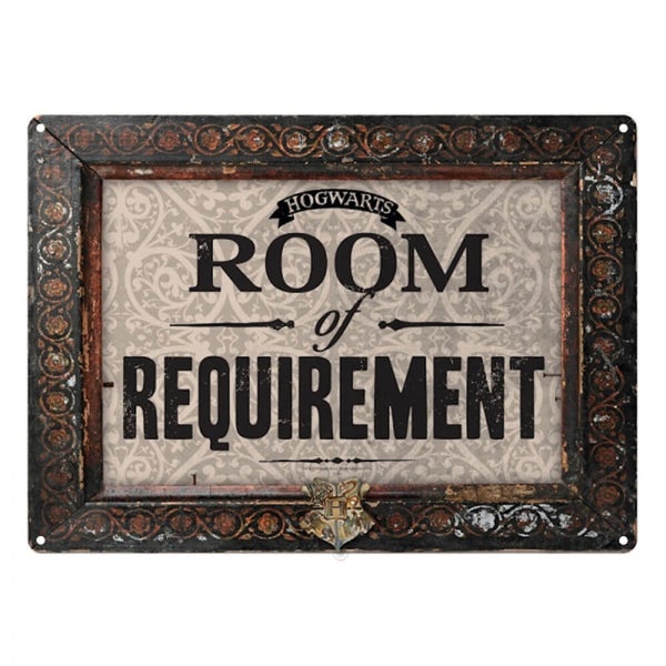 Harry Potter - Room of Requirement tinnen bord