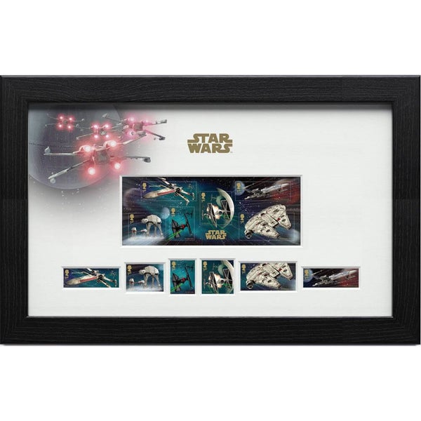 Star Wars Framed Stamps - Vehicles (43cm x 27cm)