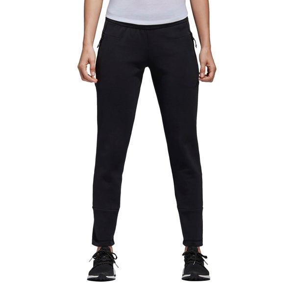 adidas Women's ZNE Slim Fit Training Pants - Black