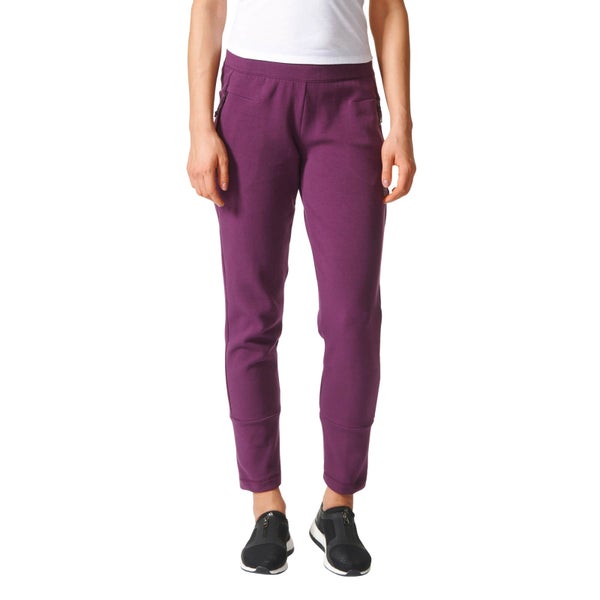 adidas Women's ZNE Slim Fit Training Pants - Purple