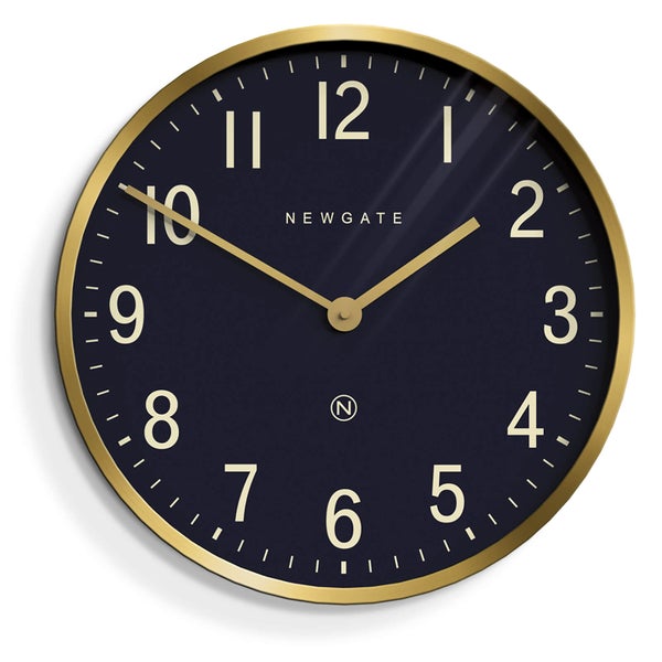 Newgate Mr Edwards Wall Clock - Radial Brass