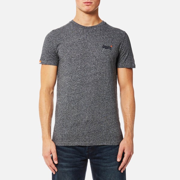 Superdry Men's Orange Label Vintage T-Shirt - Track Charcoal Grit