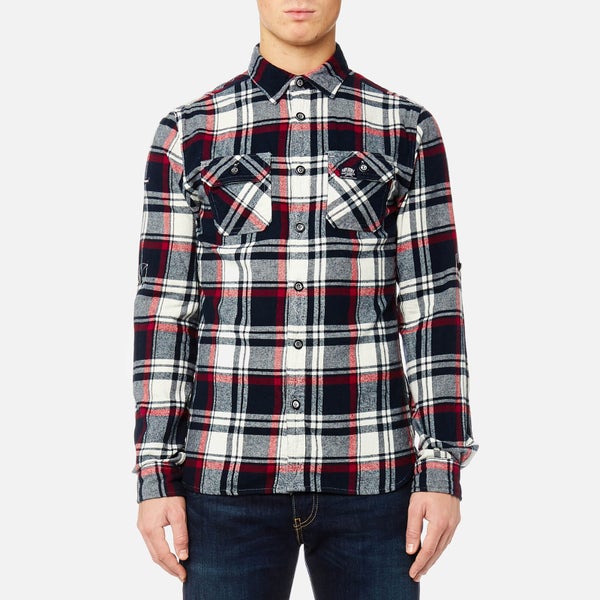 Superdry Men's Lumberjack Long Sleeve Shirt - Hudson Black Check