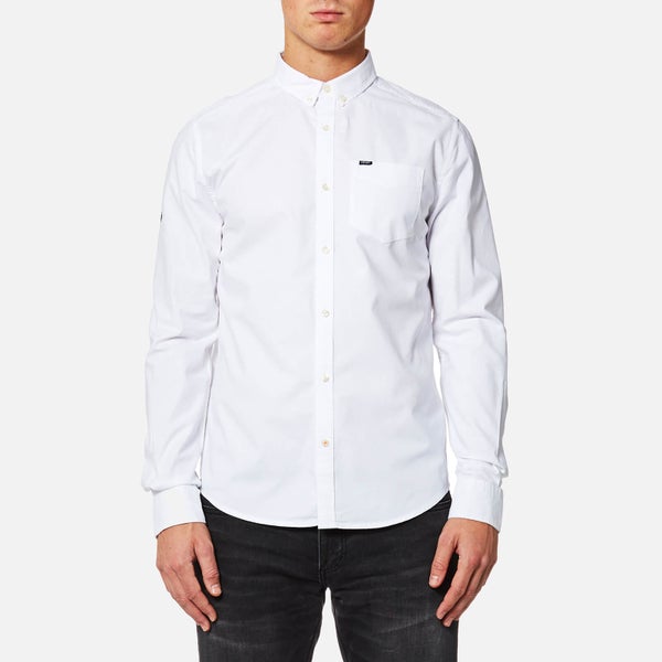 Superdry Men's Ultimate Oxford Long Sleeve Shirt - Optic White