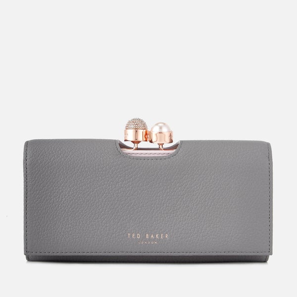Ted Baker Women's Marta Crystal Pearl Bobble Matinee Purse - Mid Grey