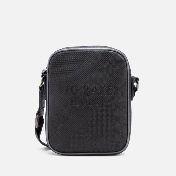 Ted Baker Men's Heliox Embossed Mini Flight Bag - Black