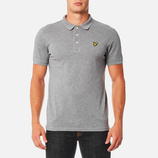 Lyle & Scott Men's Polo Shirt - Mid Grey Marl