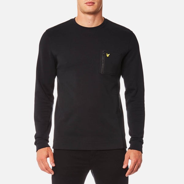 Lyle & Scott Men's Zip Pocket Sweatshirt - True Black