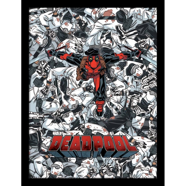Affiche Encadrée Marvel Deadpool Bodies - 30 x 40 cm
