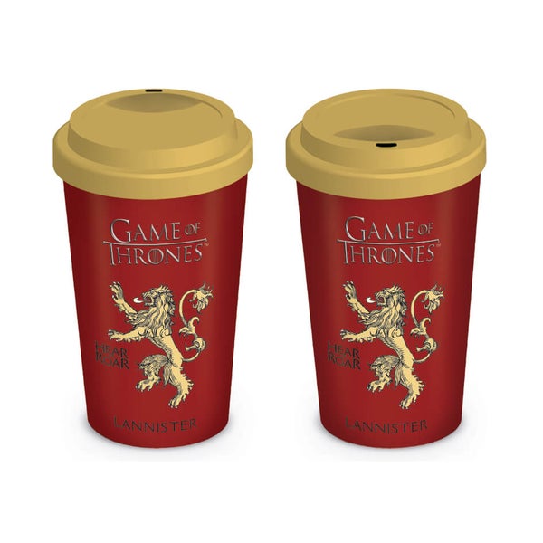 Game of Thrones House Lannister Travel Mug