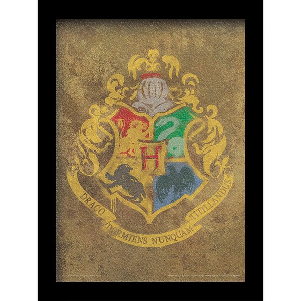 Harry Potter Hogwarts Crest 30 x 40cm Gel Coat Prints